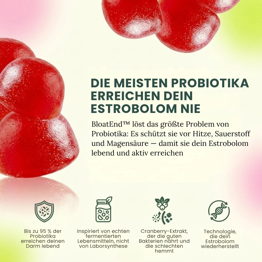 BloatEnd™ | Hormonelle Blähbauch-Linderung Probiotische Gummis - Image 6