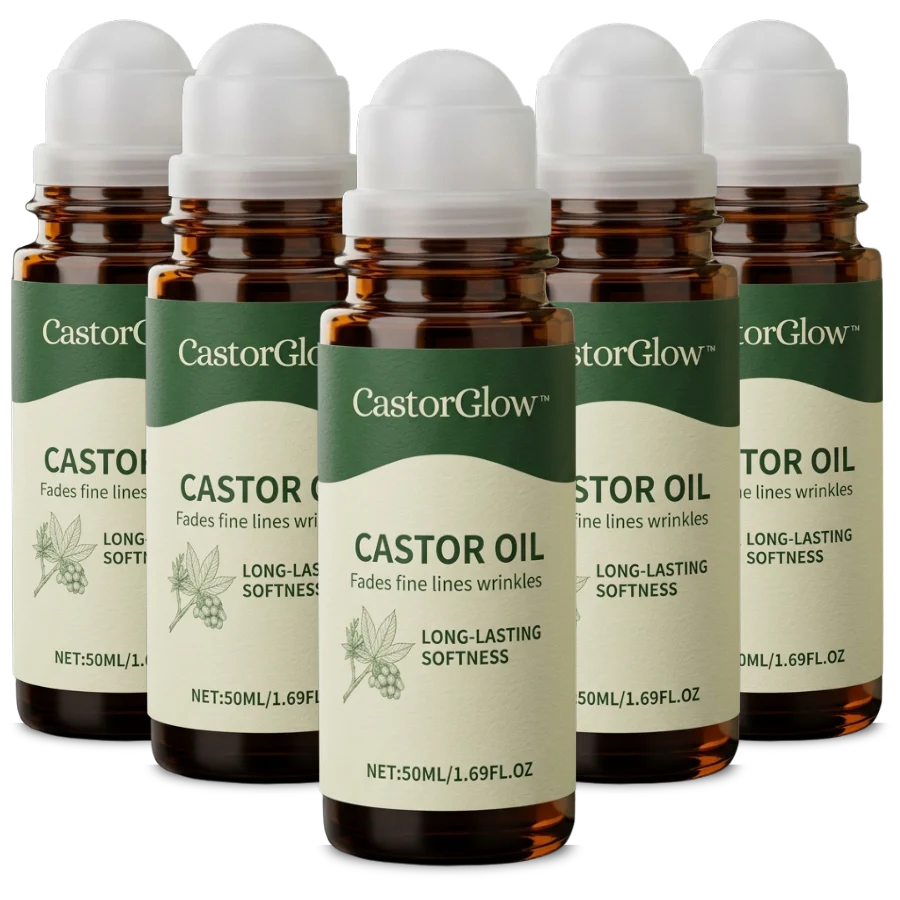 CastorGlow™ | Kaltgepresster Bio-Rizinusöl-Roll-On in Bernstein-Glas - Image 15