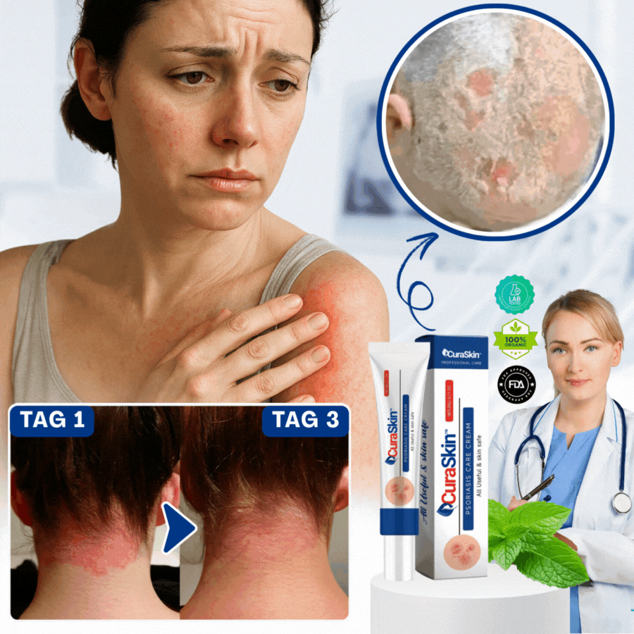 CuraSkin™ | Psoriasis- und Ekzem-Creme