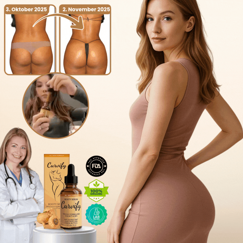 Curvify™ | Organische Tropfen für Hüfte und Po