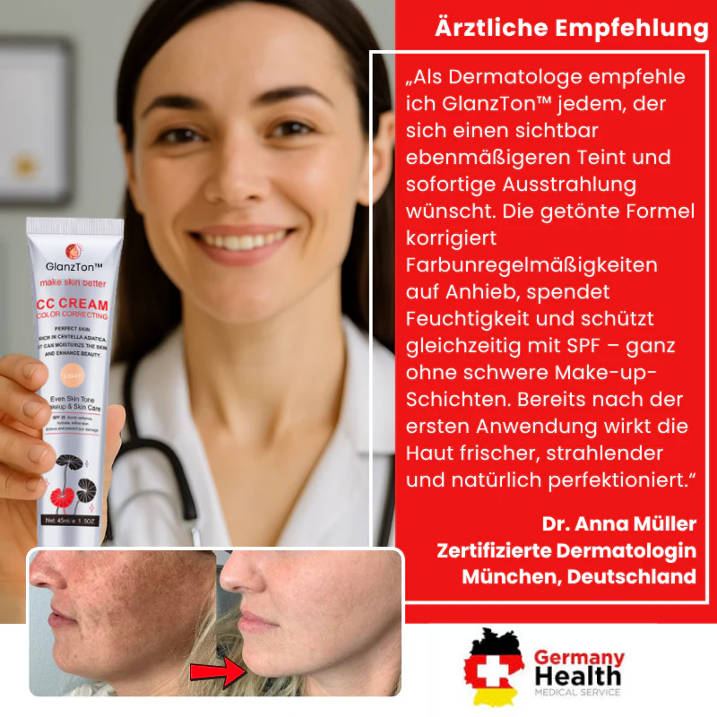 GlanzTon™ | Getönte, farbkorrigierende Gesichtscreme mit Lichtschutzfaktor (SPF) - Image 3
