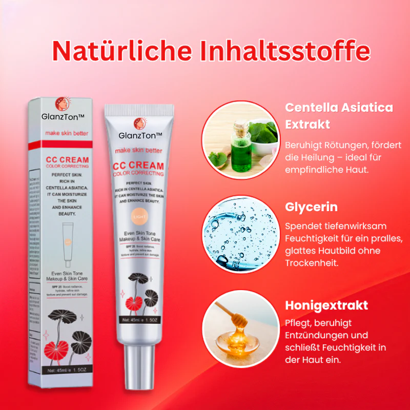GlanzTon™ | Getönte, farbkorrigierende Gesichtscreme mit Lichtschutzfaktor (SPF) - Image 7