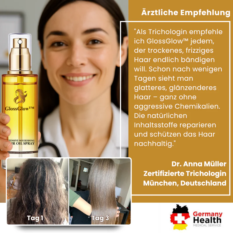 GlossGlow™ | Haarreparatur- & Anti-Frizz-Spray - Image 3