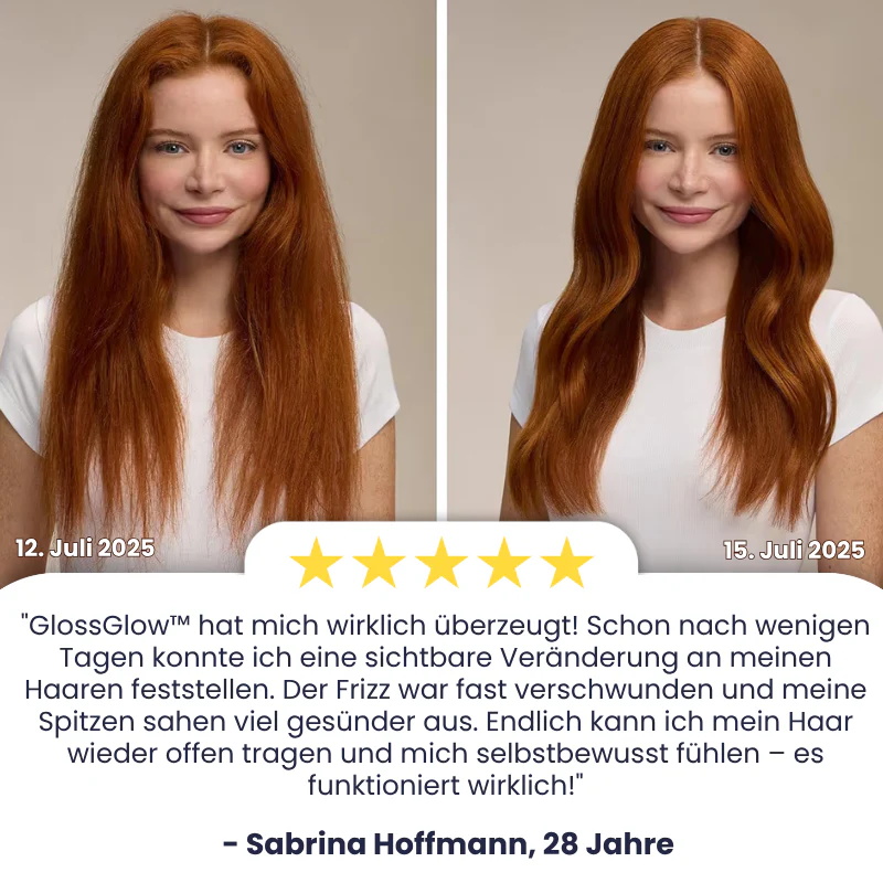 GlossGlow™ | Haarreparatur- & Anti-Frizz-Spray - Image 4