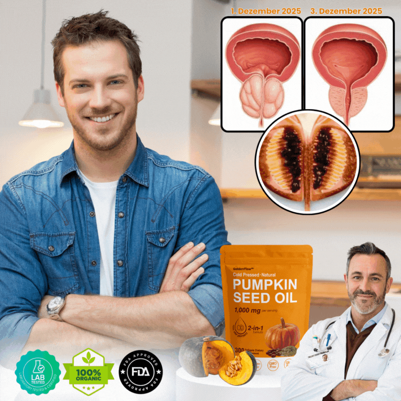 GoldenFlow™ | Unterstützung für Prostata & Blase
