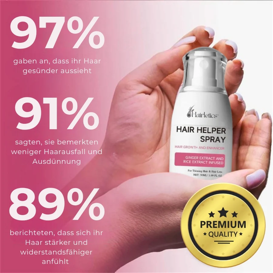 Hairletics™ | Das 60-Sekunden-Spray, das Ihren Scheitel füllt und das Haarvolumen direkt an der Wurzel stärkt! - Image 5