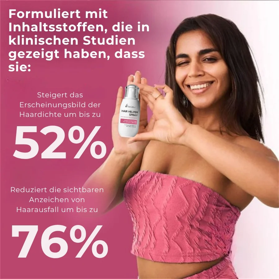 Hairletics™ | Das 60-Sekunden-Spray, das Ihren Scheitel füllt und das Haarvolumen direkt an der Wurzel stärkt! - Image 8