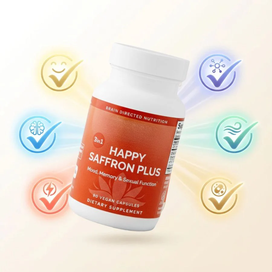 Happy Saffron Plus™ | 3-in-1 Stimmungs-Wiederherstellungs-Komplex - Image 8
