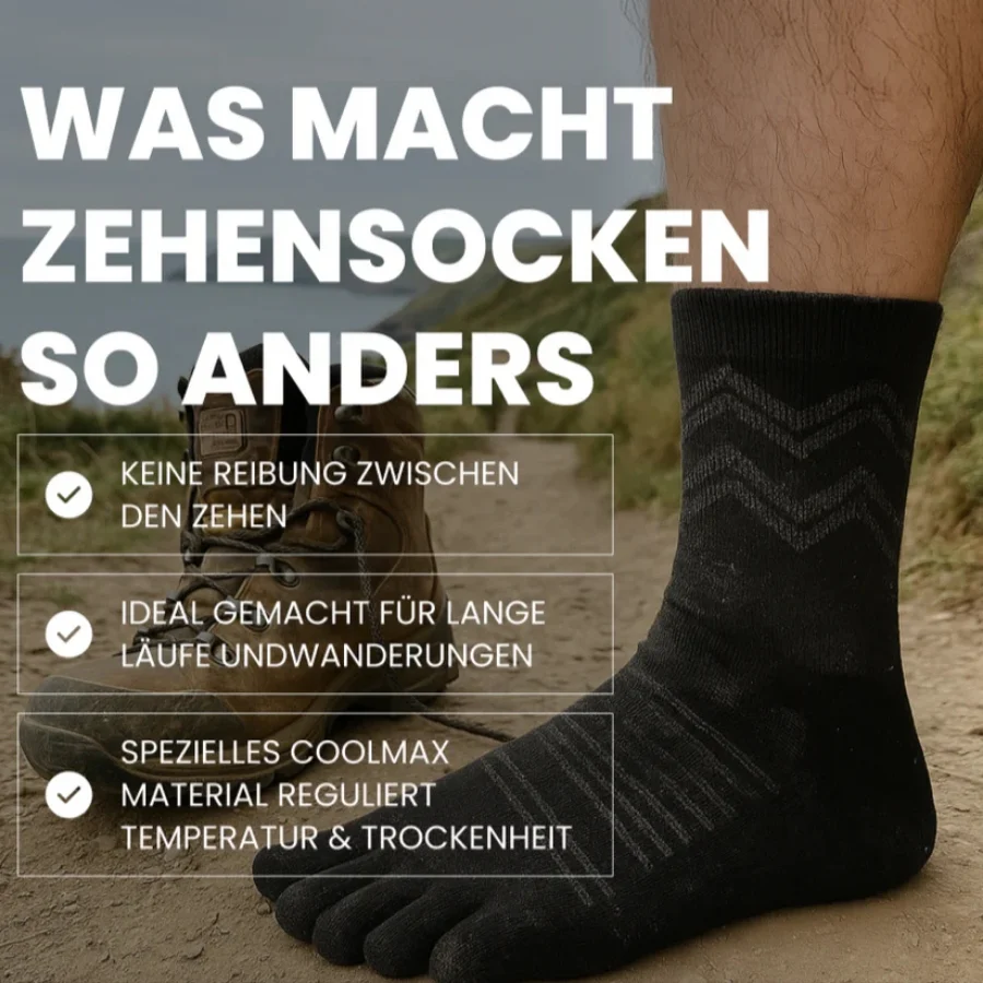 HikeSox™ | Coolmax Performance-Knöchelsocken fürs Wandern - Image 4