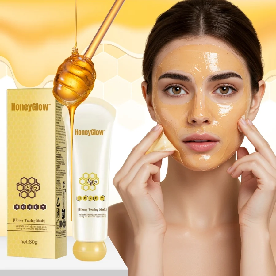 HoneyGlow™ | Kräuter-Peel-Off-Gesichtsmaske mit Honig für Flecken - Image 3