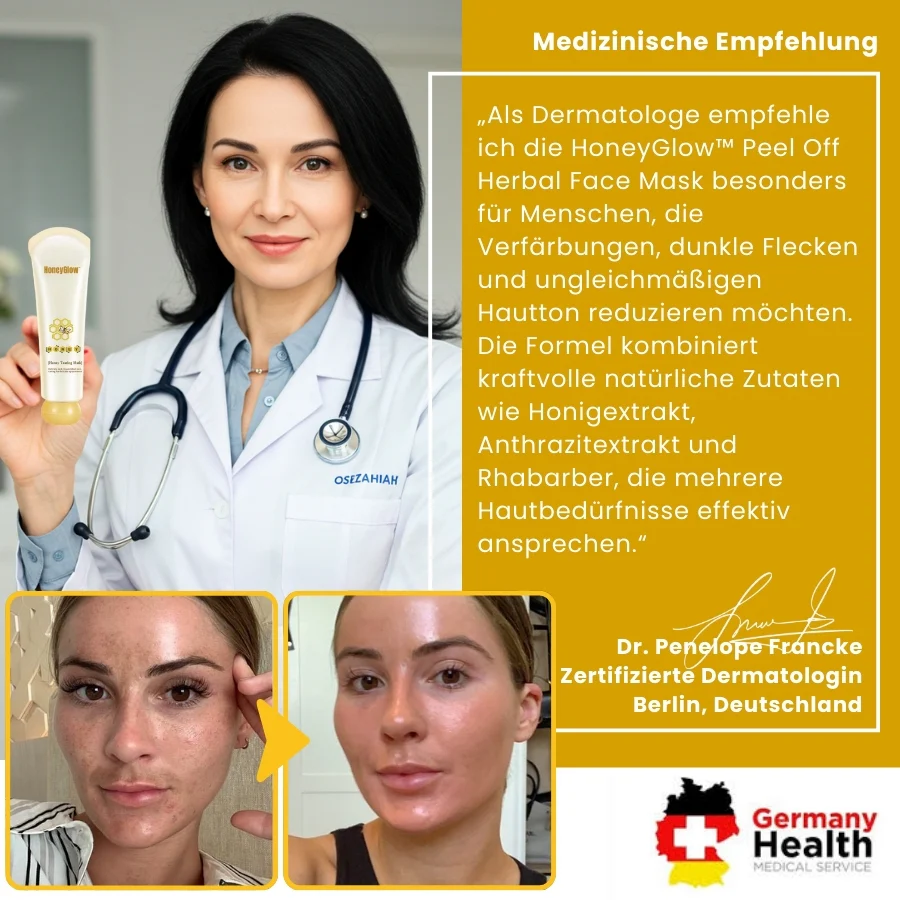 HoneyGlow™ | Kräuter-Peel-Off-Gesichtsmaske mit Honig für Flecken - Image 6