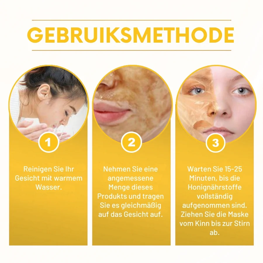 HoneyGlow™ | Kräuter-Peel-Off-Gesichtsmaske mit Honig für Flecken - Image 8