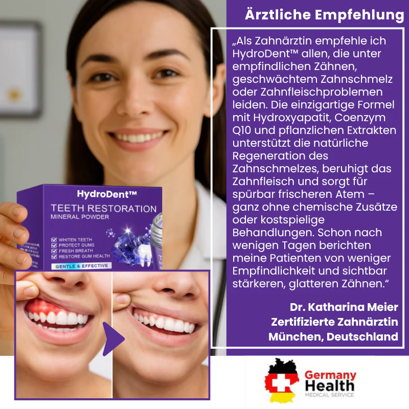 HydroDent™ | Beseitigt 97 % aller Karies und Zahnempfindlichkeit in nur 5 Tagen! - Image 2