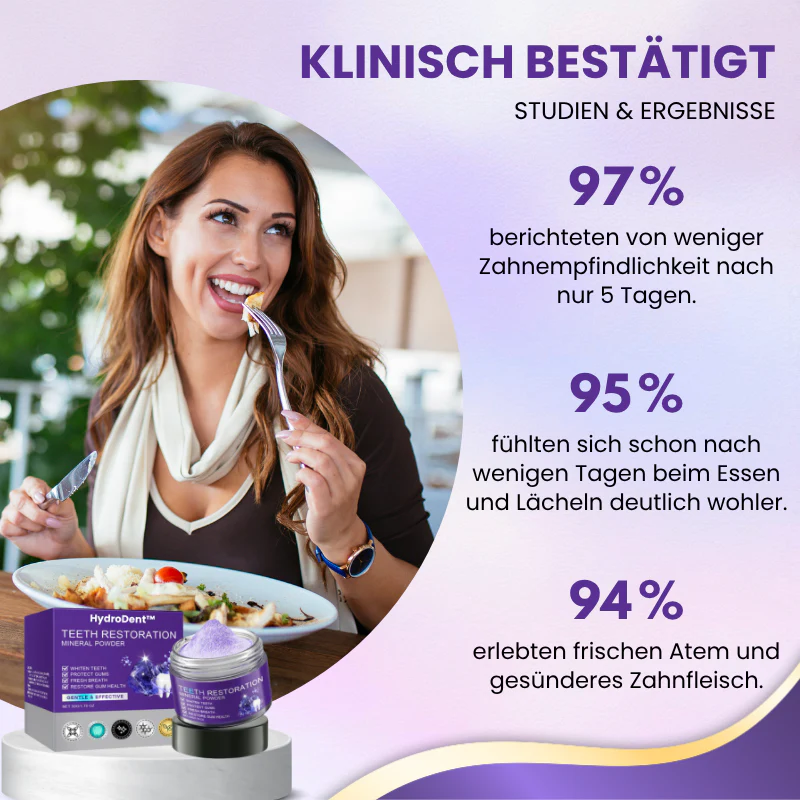 HydroDent™ | Beseitigt 97 % aller Karies und Zahnempfindlichkeit in nur 5 Tagen! - Image 4