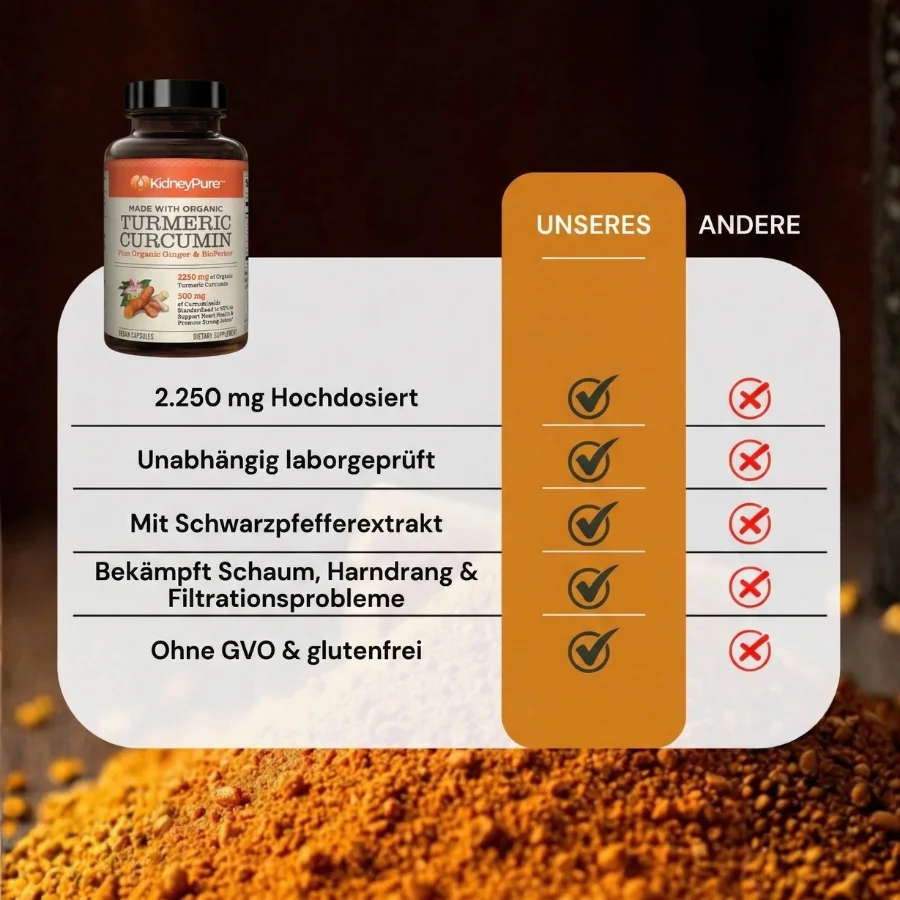 KidneyPure™ | Kurkuma + Ingwer + BioPerine® für die Nierengesundheit - Image 11