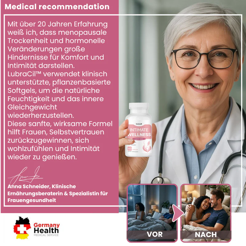 LubraCil™ Orale Kapseln | Steigern Sie die vaginale Feuchtigkeit um 63 % in nur 14 Tagen - Image 2