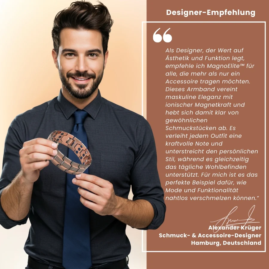 MagnoElite™ | Elegantes magnetisches Kupferarmband für Männer - Image 6