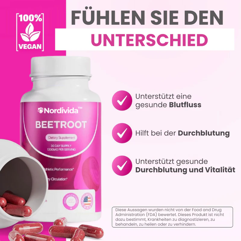 Nordivida™ | Rote-Bete-Extrakt Ergänzung - Image 5