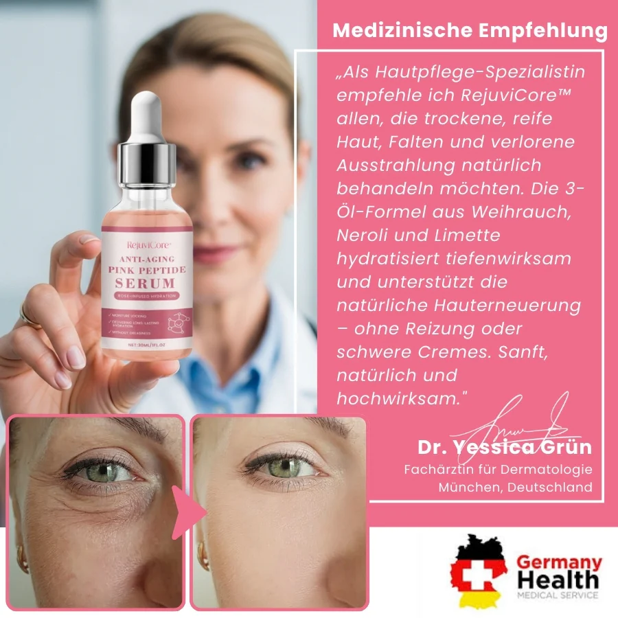 RejuviCore™ | Anti-Aging Rosa-Peptid-Serum - Image 2