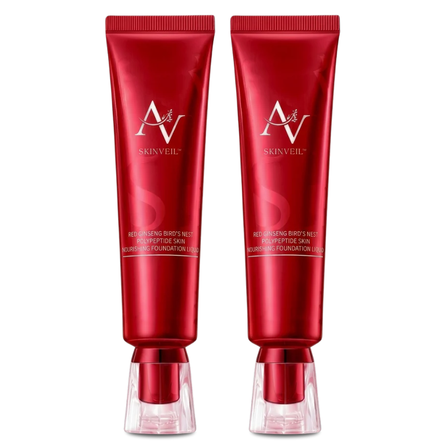 SkinVeil™ | Rote Human Ginseng nährende flüssige Foundation - Image 13