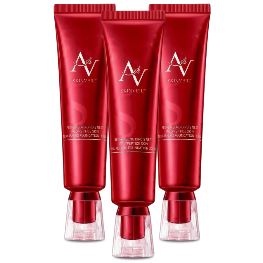 SkinVeil™ | Rote Human Ginseng nährende flüssige Foundation - Image 14