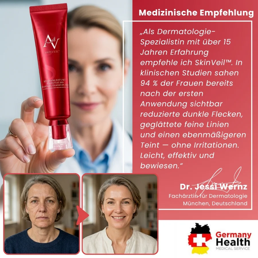 SkinVeil™ | Rote Human Ginseng nährende flüssige Foundation - Image 2