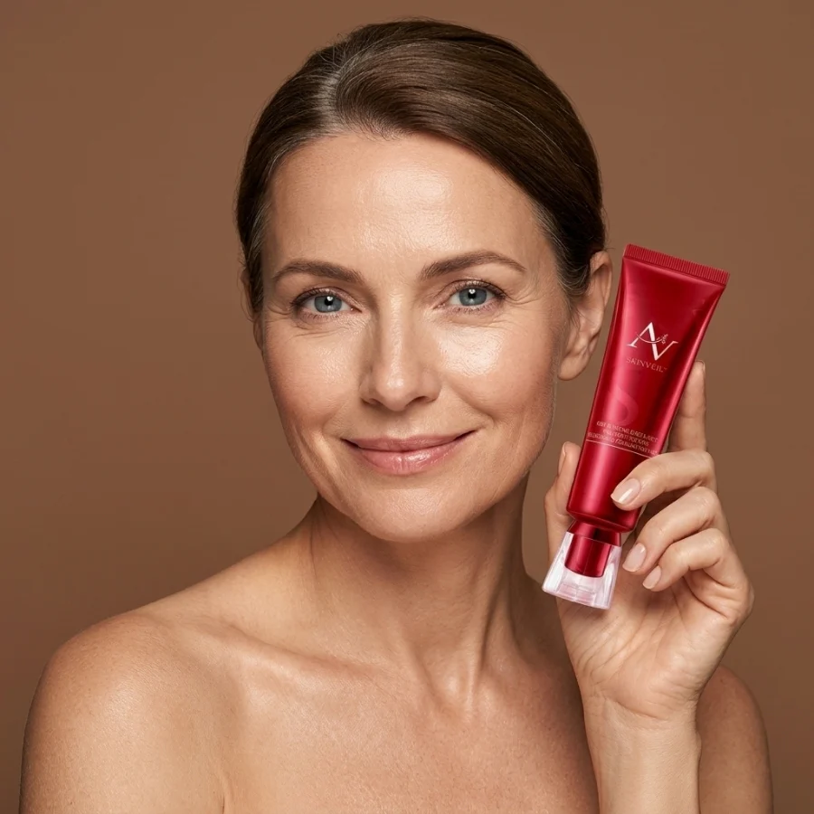SkinVeil™ | Rote Human Ginseng nährende flüssige Foundation - Image 9