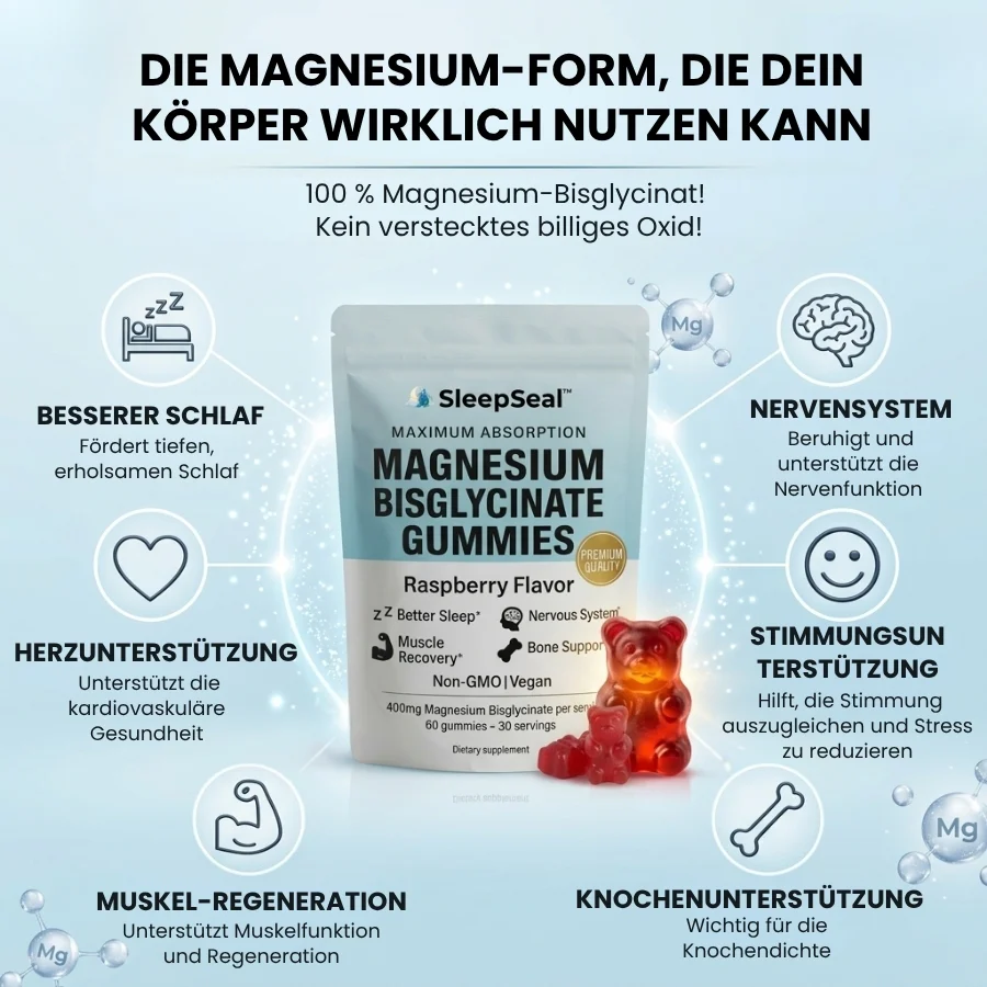 SleepSeal™ | Magnesium-Bisglycinat-Gummis - Image 5