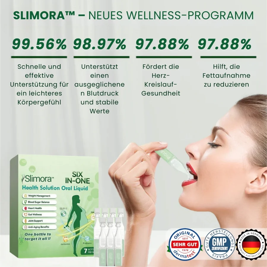Slimora™ | Sechs-in-eins-Gesundheitslösung – Orale Flüssigkeit - Image 4