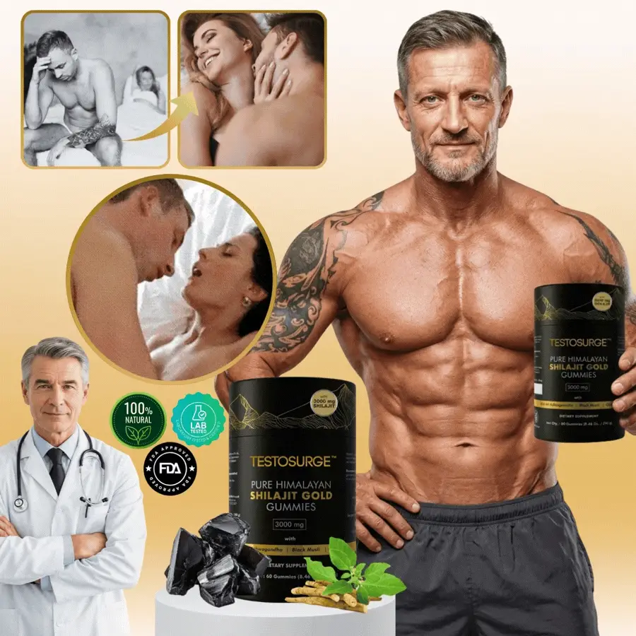 TestoSurge™ | Natürliche Testosteron-Boost-Gummies