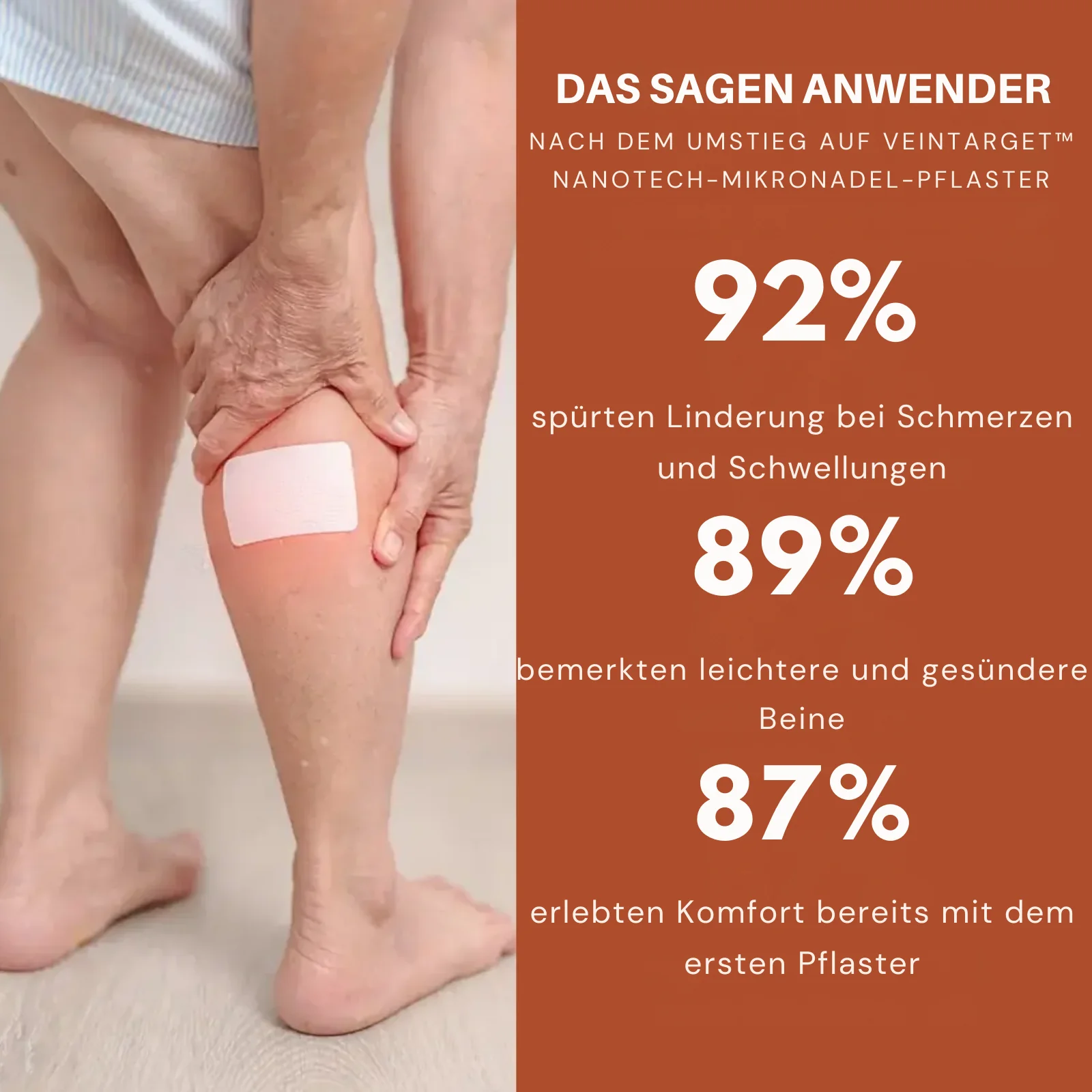 VeinTarget™ | 95 % Linderung – Sichtbare Venenveränderung - Image 4