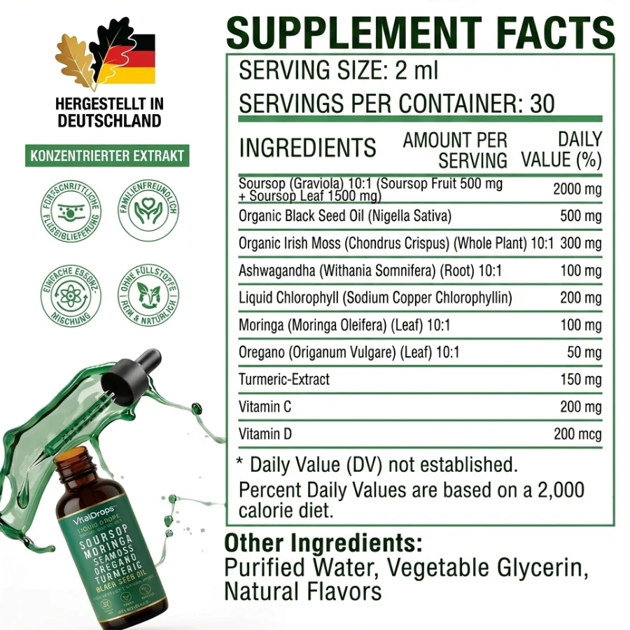 VitalDrops™ | 10-in-1 Bio-Soursop-Tropfenextrakt - Image 6